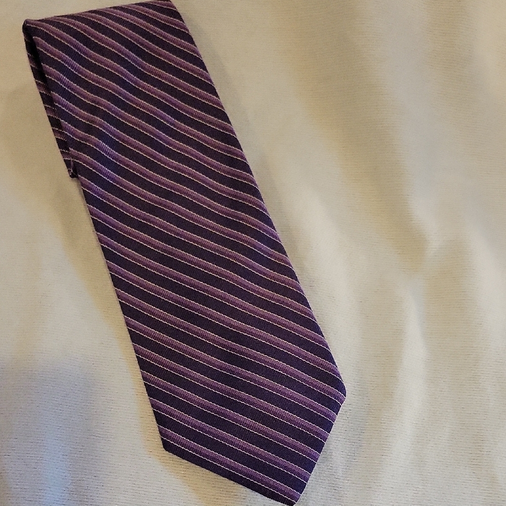 Brooks Brothers Purple and Pink Striped Tie